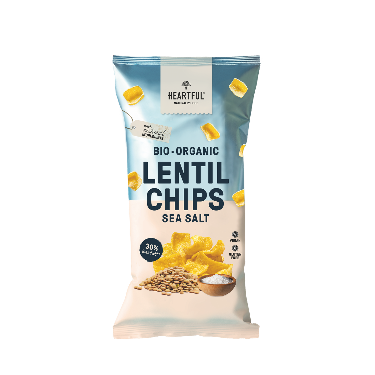 LENTIL CHIPS SEA SALT